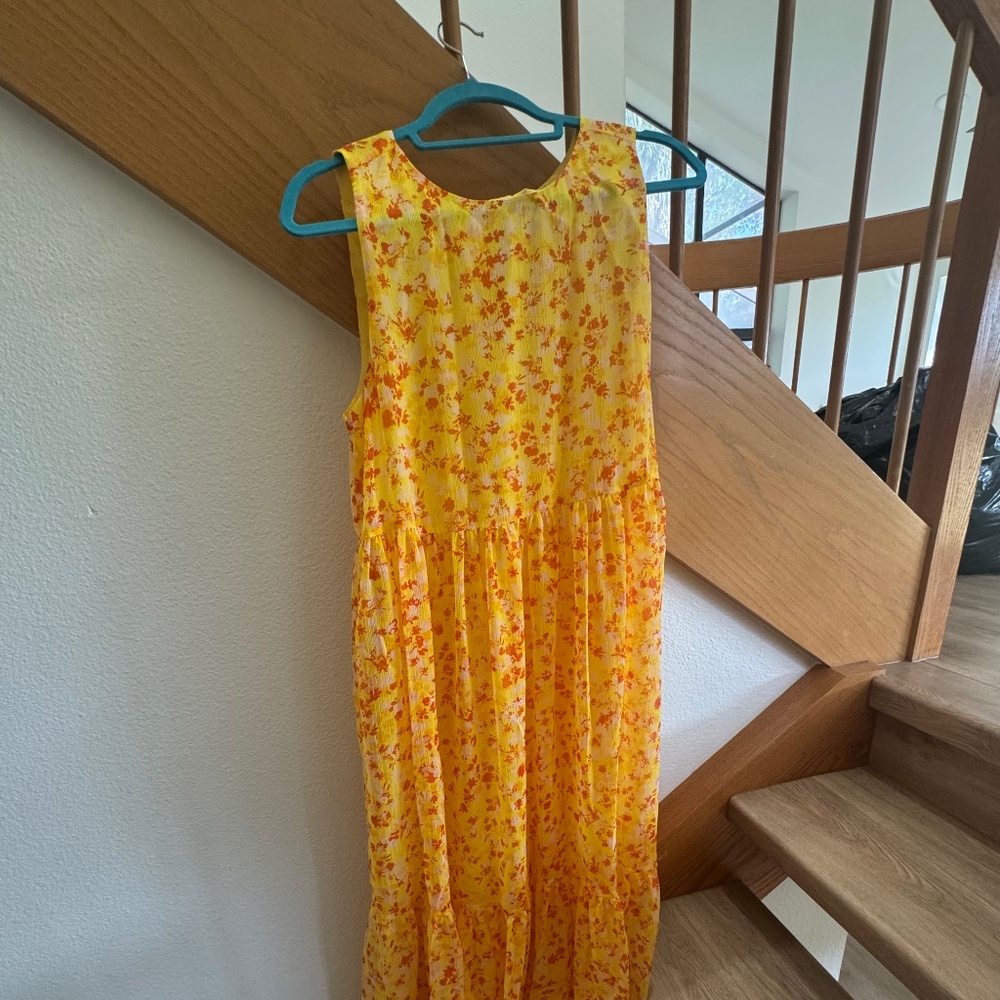 Marie Oliver yellow maxi dress